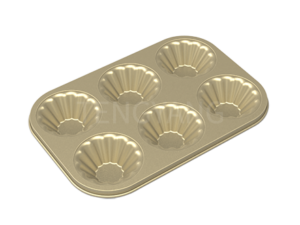 6 Cups Mini Brioche Pan