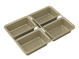 4 Cups Mini Loaf Pan